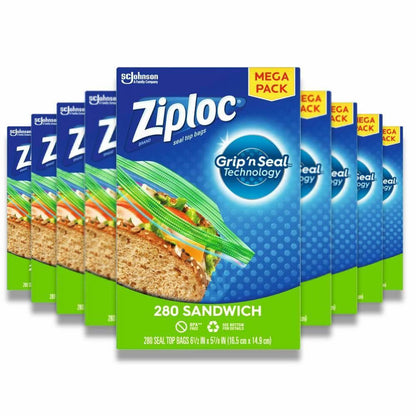 Ziploc Grip’n Seal Sandwich Bags